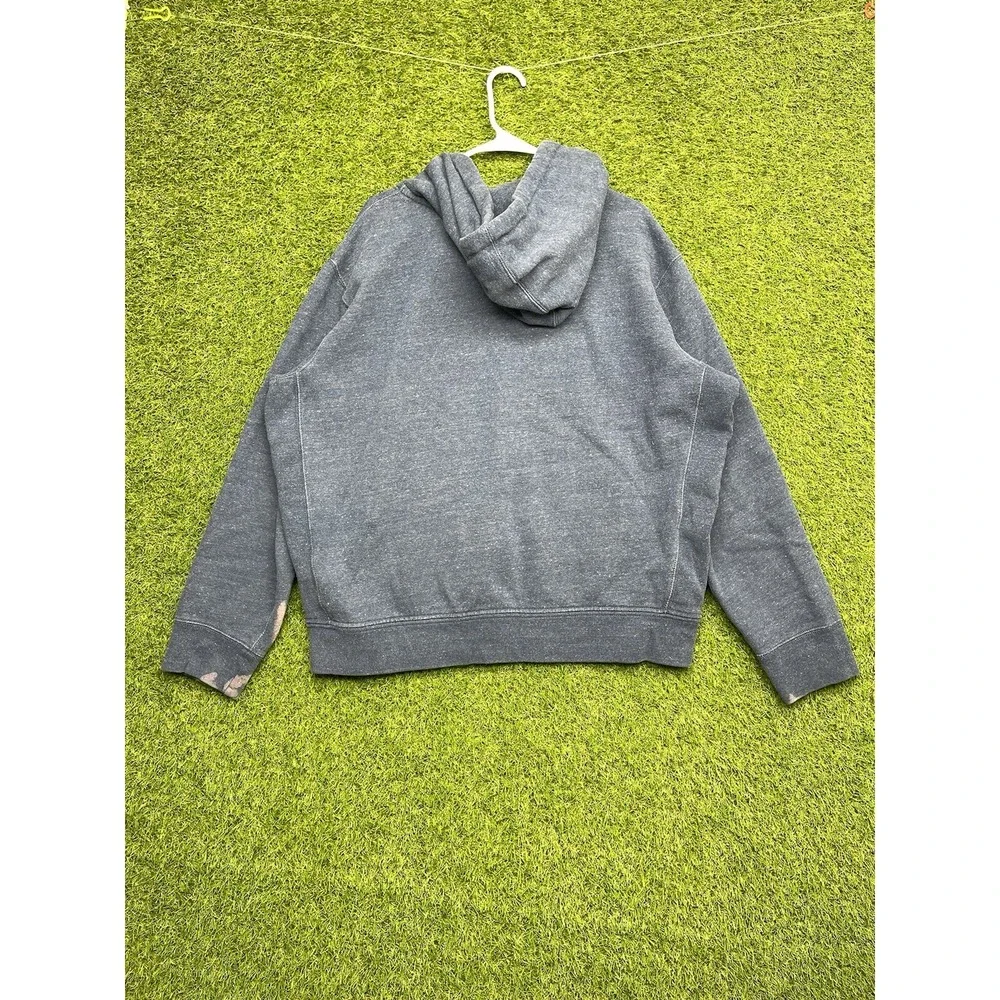 Polo Ralph Lauren Rugby Hoodie Mens 2XL Blue Heavyweight Fleece Zip Up Sport Y2K